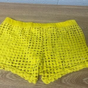 Yellow Women's Shorts